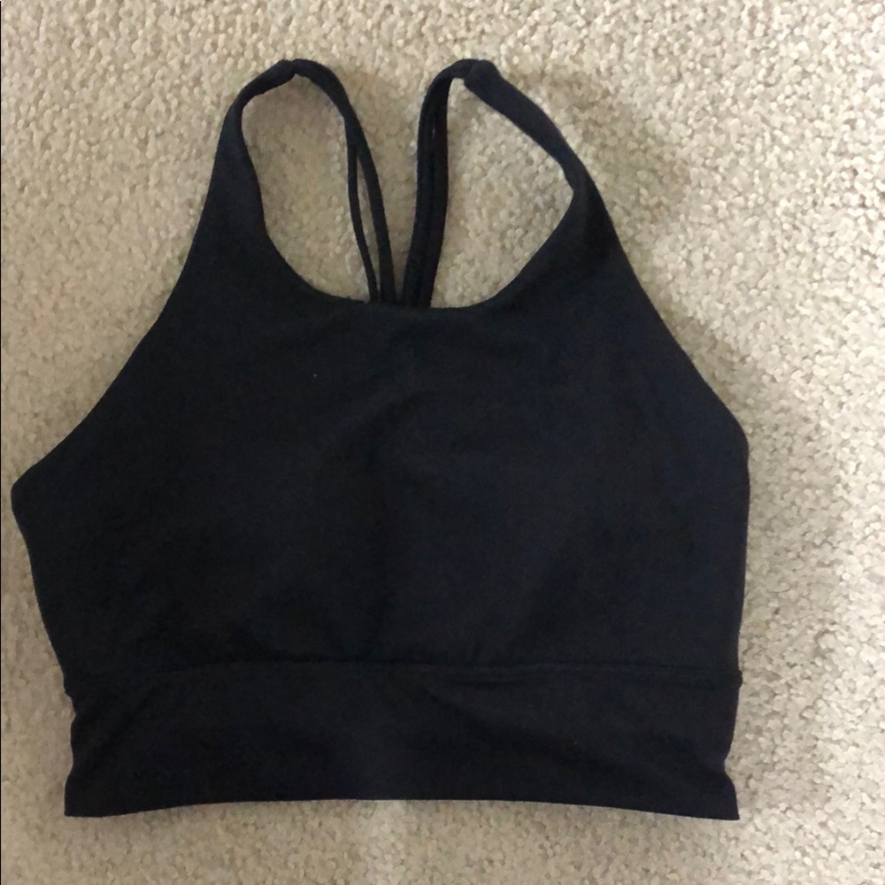NWOT - Black Women's long line Sports Bra